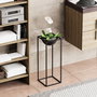 Aberto Design Maceta Decorativa GED-021 Negra de Metal